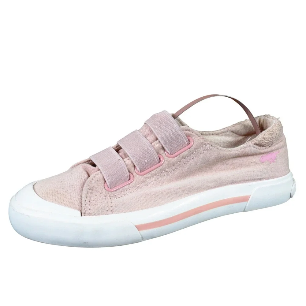 Rocket Dog Jamaica Women Casual Sneaker Size 6 Daily Wear Pink Fabric‎ Straps